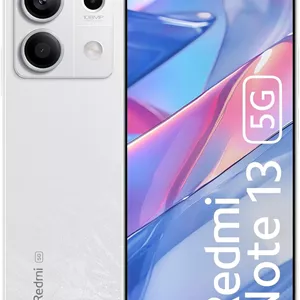 گوشی موبایل Redmi Note 13 5G (سفید قطبی، 6 گیگابایت رم، 128 گیگابایت حافظه داخلی) | آماده 5G | AMOLED بدون حاشیه 120 هرتز | باریک ترین نوت با ضخامت 7.6 میلی متر | دوربین 108 مگاپیکسلی حرفه ای