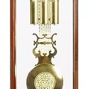 ساعت ایستاده Hhmmei2024-23، ساعت ایستاده کلاسیک 12 آهنگ برای اتاق نشیمن، اروپایی بی صدا و خلاقانه، دکوراسیون منزل