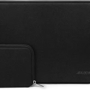 کیف لپ تاپ MOSISO سایز 13.3 اینچ، کیف آستین لپ تاپ 13-13.3 اینچی سازگار با MacBook Air/Pro 13 / Pro 14، نوت بوک HP Dell ASUS Lenovo، کیف آستین نئوپرن کامپیوتر با کیف کوچک، مشکی