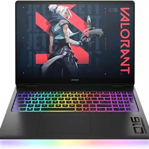 لپ تاپ گیمینگ OMEN MAX 16-ah0014ne، نمایشگر 16 اینچی WQXGA 240Hz، پردازنده Intel® Core™ Ultra 9-275HX، رم 64 گیگابایتی DDR5، حافظه SSD 2 ترابایتی، کارت گرافیک 16 گیگابایتی NVIDIA® GeForce RTX™ 5080، ویندوز 11، صفحه کلید Eng/Arb، مشکی سایه [BF7F4EA]