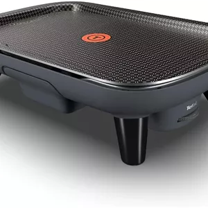 گریل برقی تفال مدل YY4570FB Plancha Des Saveurs، پوشش نچسب، تیتانیوم فورس، فناوری ترمو-اسپات، ترموستات قابل تنظیم، صفحه جداشدنی، قابل شستشو در ماشین ظرفشویی، مشکی