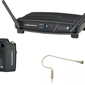 سیستم بی سیم دیجیتال هدست Audio-Technica ATW1101H92 System 10 PRO92cW - (بژ)