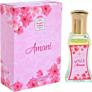 عطر رولی نسیم امانی 24 میلی لیتر - روغن ادو پرفیوم با رایحه ملایم برای آقایان و بانوان - ماندگاری طولانی، بدون الکل با رایحه های سیب، یاس، وانیل، عنبر و چوب صندل