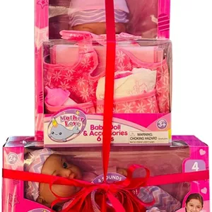 COLORLAND - بسته هدیه برای نوزادان | ست عروسک و لوازم جانبی بچه گانه Mother Love (ست عروسک بچه_3)