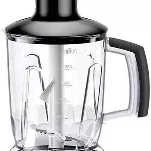 مخلوط کن دستی و یخ خردکن براون مدل MQS601BK MultiQuick، ظرفیت 5 پیمانه