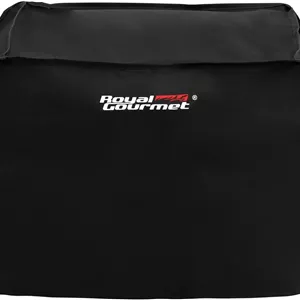 روکش گریل رویال گورمت CR2005 سایز 24 اینچ برای Royal Gourmet GT1001 و GT2005، روکش ضد آب گریل قابل حمل BBQ در فضای باز، مشکی