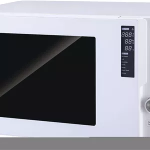 مایکروویو 28 لیتری شارپ مدل R-28Cn(W) با توان 2500 وات، کاملا دیجیتالی با قابلیت پخت ترکیبی/گریل/گرم کردن مجدد، سفید رنگ، دارای حداقل 1 سال گارانتی سازنده