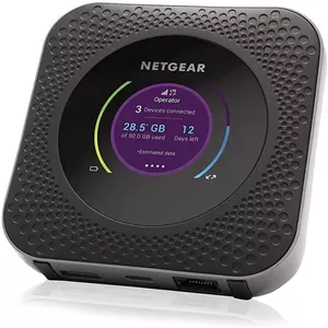 مودم همراه 4G LTE وای فای NETGEAR Nighthawk M1 (MR1100-100NAS) – سرعت تا 1 گیگابیت بر ثانیه، بهترین عملکرد با AT&T و T-Mobile، اتصال تا 20 دستگاه، شبکه بی سیم امن در هر مکان