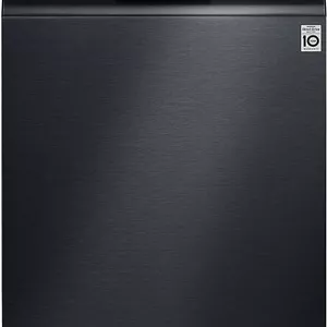 ماشین ظرفشویی ال جی با ظرفیت 14 نفره، 3 سبد، Quad Wash Premium، بخارشور True Steam و موتور Inverter Direct Drive، مشکی مات