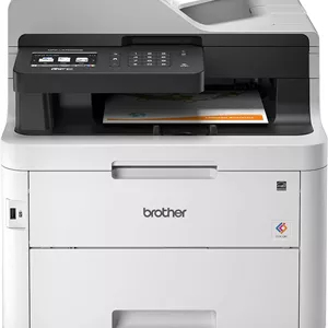 پرینتر لیزری رنگی برادر MFC-L3750CDW - همه کاره، بی سیم/USB 2.0، پرینتر/اسکنر/کپی/فکس، چاپ دو رو، پرینتر A4، پرینتر اداری کوچک/خانگی