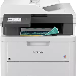 پرینتر چندکاره رنگی بی‌سیم Brother MFC-L3720CDW با خروجی با کیفیت لیزری، کپی، اسکن، فکس، دورو، موبایل، شامل اشتراک آزمایشی 4 ماهه Refresh ¹ و آماده برای Amazon Dash Replenishment