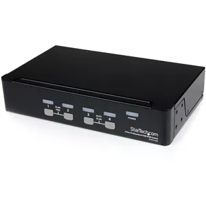سوئیچ KVM چهار پورت VGA USB حرفه ای StarTech.com با هاب - سوئیچ KVM قابل نصب در رک 1U (SV431USB)