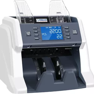 دستگاه شمارش پول ریبائو BC-35 با سرعت بالا، قابل حمل، شمارنده پول نقد، مناسب کسب و کار، خرده فروشی، دارای تشخیص اسکناس تقلبی UV/MG/IR