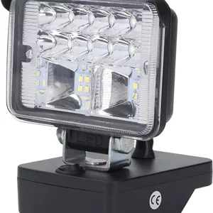 چراغ کار LED Tihebeyan، چراغ های سیل بادوام در فضای باز برای Parkside X20V 20V، عملکرد خوب برای لامپ کار، Zinclement