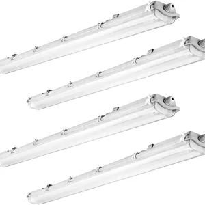 چراغ های LED ضد بخار BRILLIHOOD، 48 وات 4200 لومن 6000K پوشش شفاف، ضد آب IP65 ضد بخار برای کارواش، گاراژ، فریزر، روشنایی