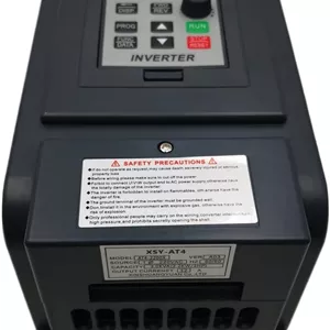 اینورتر فرکانسی MLXJFJFD مدل AT4 2.2KW ورودی تک فاز 220 ولت و خروجی سه فاز 380 ولت، ورودی برق خانگی و خروجی سه فاز 380 ولت VFD