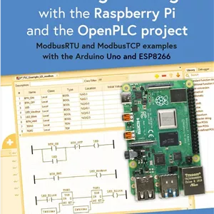 برنامه‌نویسی PLC با رزبری پای و پروژه OpenPLC از Elektor Verlag: مثال‌های ModbusRTU و ModbusTCP با آردوینو Uno و ESP8266