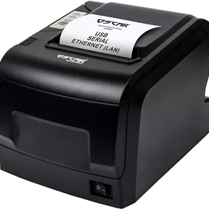 چاپگر رسید حرارتی 80 میلی‌متری POS OSCAR Value Your Business POS88F با برش خودکار و بوق آشپزخانه، USB Serial Ethernet، پشتیبانی از ESC/POS و 1 سال گارانتی
