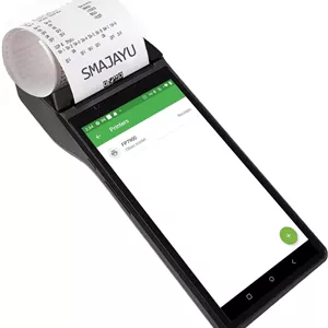 دستگاه پوز اندرویدی SMAJAYU با پرینتر رسید، سیستم های پوز حرارتی دستگاه کارتخوان NFC برای فروش خرده فروشی کسب و کارهای کوچک پشتیبانی از Google Play، WiFi، بلوتوث