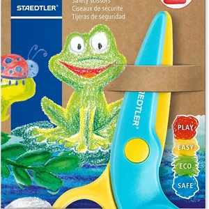 قیچی ایمنی کودک استدلر مدل Noris Junior 965 40 BK - مناسب برای کودکان بالای 3 سال، راست دست، 10 سانتی متر (بسته 1 عددی)