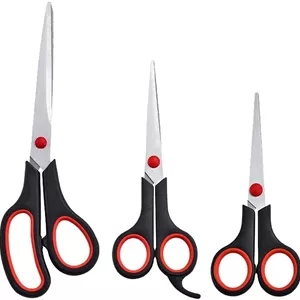 ست قیچی استیل ZIYUMI، 3 عددی، مناسب خیاطی، کاردستی و مصارف اداری