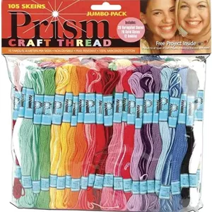 نخ کوبلن DMC مدل Prism Craft بسته جامبو 9.9 یاردی 105 عددی رنگ های متنوع 20X15X25
