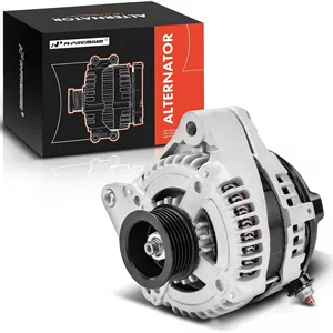 دینام A-Premium سازگار با لکسوس LS430 2004-2006 V8 4.3L، GS430 2006-2007 V8 4.3L، 12 ولت 130 آمپر پولی 5 شیاره چرخش در جهت عقربه های ساعت، جایگزین# 27060-50340, 2706050340