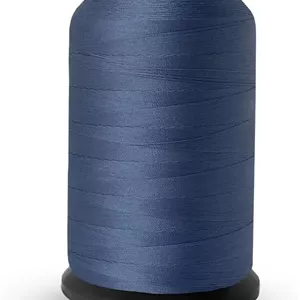 نخ دوخت نایلونی Realm، متراژ 500/3000 متر، سایز 40s، مناسب برای روکش مبلمان، بازار فضای باز، پرده، مهره دوزی، چمدان، کیف پول (آبی رویال 3000 متر)