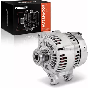 دینام A-Premium سازگار با هیوندای آزرا 2006-2007 3.8L و کیا آمانتی 2007-2009، 12 ولت 130 آمپر، پولی 6 شیار، چرخش در جهت عقربه های ساعت، جایگزین # 373003C150, 373003C160