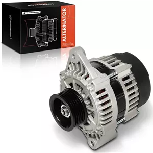 دینام A-Premium سازگار با Crusader 305 350 2002-2004، 364، 496 و Hyster S-120XMS، S-120XMSPRS و Marine Power مدل های مختلف و Pleasurecraft 305CI، 350CI، 496CI، 12 ولت 70 آمپر پولی 6 شیار CCW