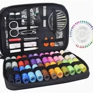 جعبه ابزار خیاطی 130 تکه چند رنگ