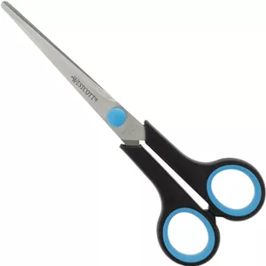 قیچی آسان گیر وستکات مدل E-30271 00، دسته پلاستیکی، 17.4 سانتی متر، 12 عدد، بسته 12 عددی، مشکی/آبی