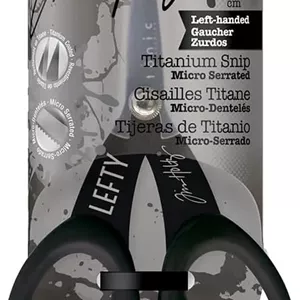 قیچی 7 اینچی تیتانیومی چپ دست Tonic Studios مدل Tim Holtz با تیغه های میکرو دندانه دار نچسب