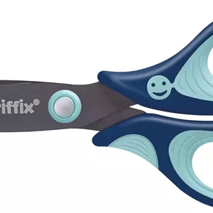 قیچی گرد آموزشی Pelikan Griffix برای کاربران راست دست، آبی، بسته 1 عددی، 819145