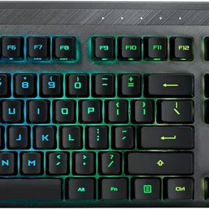 کیبورد گیمینگ مکانیکی بی سیم ماژولار Asus Rog Claymore II، نامپد جداشدنی، سوییچ های RX Red و RX Blue، Aura Sync، کنترل های رسانه ای، 2.4 گیگاهرتز، USB 2.0، MA02 - مشکی
