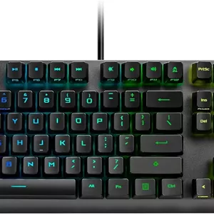 کیبورد گیمینگ مکانیکی ایسوس - ROG Strix Scope RX | سوییچ های اپتیکال قرمز، USB 2.0 Passthrough، کلید Ctrl دو برابر بزرگتر برای دقت بیشتر در FPS، Aura Sync، نورپردازی RGB Armoury Crate