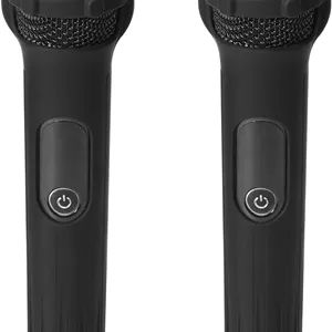 کاور سیلیکونی میکروفون بی سیم JBL، بسته 2 عددی محافظ ضد لغزش میکروفون با میله پایه، پایه مشکی برای استیج، دیسکو، مهمانی، برنامه تلویزیونی