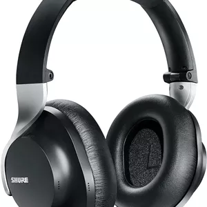 هدفون بی‌سیم بلوتوثی دور گوشی شور AONIC 40 با قابلیت حذف نویز و میکروفون، صدای با کیفیت استودیویی، 25 ساعت عمر باتری، کنترل با نوک انگشت، سازگار با آیفون و اندروید - مشکی