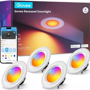 مشتیگی Smart Retrofit Recessed Lighting 6 اینچ، 4 بسته 1000 لمین