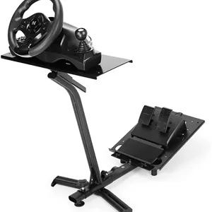 پایه فرمان مسابقه نیثو RS-2 Drive Pro، قابل تنظیم، پشتیبانی از پدال و دسته دنده برای Logitech G29/G920/G923/G27/G25 Thrustmaster T500/T300/T150/T80/T-GT II/Ferrari 458 Fanatec