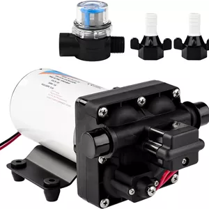 pompه دیافراگم DC 70PSI 5.5GPM صنعتی