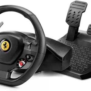 فرمان بازی Thrustmaster T80 RW Ferrari 488 GTB - تجربه رانندگی واقعی برای پلی استیشن - پادشاه پیست شوید - PC/PS4/PS5