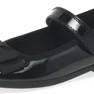 صندل دخترانه نوک بسته Clarks مدل Scala Tap T، مشکی (مشکی پت مشکی پت)