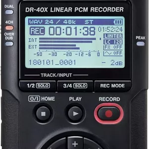 ضبط کننده دستی چهار مسیره و رابط USB تسکم DR-40X