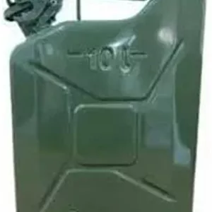 گالن فلزی سبز KNP با خروجی فلزی انعطاف پذیر در اندازه 10 لیتری، یک راه حل عملی و بادوام برای ذخیره و حمل مایعات در محیط های مختلف است.