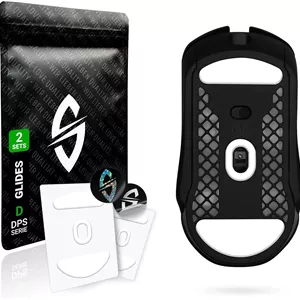 پدهای لغزنده SensoryBoost DPS (مجموعه 2 عددی) برای Steelseries Aerox 9, 5, 3 (Ghost) - فوق العاده سریع، لبه های گرد، اصطکاک کم، بادوام، پدهای جایگزین ماوس، اسکیت - لوازم جانبی ارتقاء ماوس گیمینگ