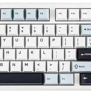 کیبورد مکانیکی 96% MechLands Aula F99 PRO، کیبورد گیمینگ بی‌سیم BT5.0/USB-C/2.4GHz، کیبورد سفارشی گسکت هات سواپ با باتری 8000mAh، دکمه چرخشی، نور پس زمینه RGB برای ویندوز/مک (سفید آبی)