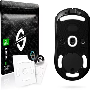 پدهای لغزنده SensoryBoost DPS (ست 2 عددی) برای Logitech G PRO Wireless - فوق العاده سریع، لبه های گرد، اصطکاک کم، بادوام، پدهای جایگزین ماوس، اسکیت - لوازم جانبی ارتقاء ماوس گیمینگ