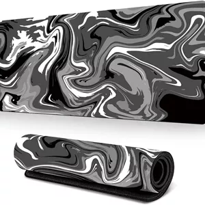 ماوس پد بزرگ گیمینگ THMINS، پد ماوس رومیزی گسترده 120x60 سانتی متر با لبه های دوخته شده، پایه ضد لغزش، پد صفحه کلید مقاوم در برابر آب برای گیمر، دفتر و خانه…