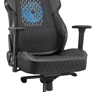 صندلی گیمینگ COUGAR NxSys Aero با فن RGB یکپارچه و چرم PVC ممتاز (مشکی)